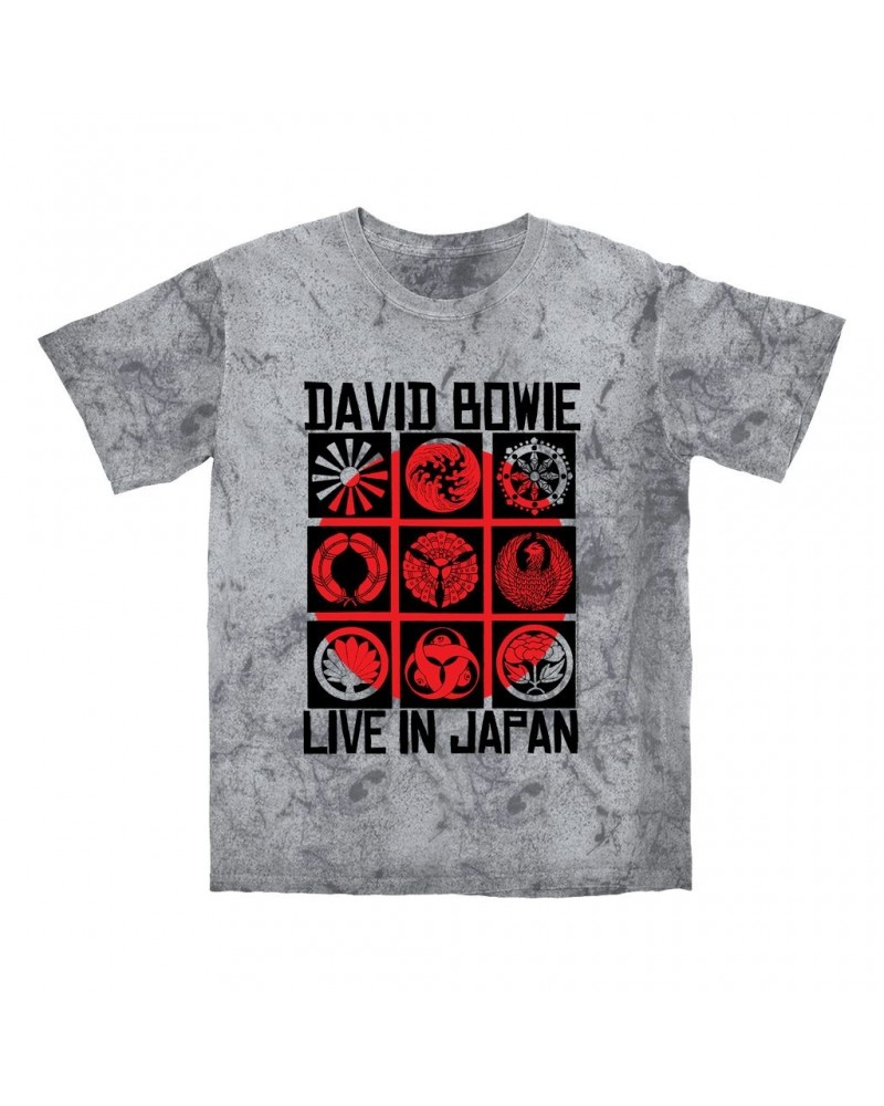 David Bowie T-shirt | Live In Japan Concert Poster Color Blast Shirt $14.68 Shirts