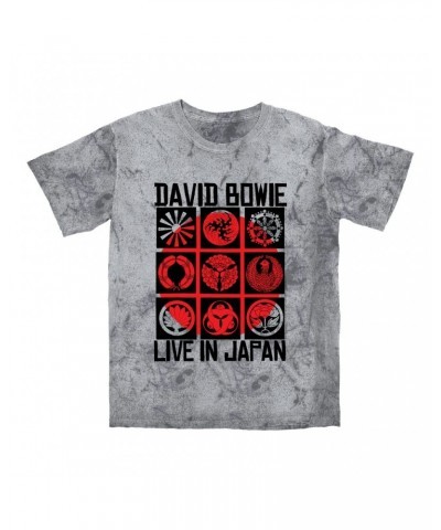 David Bowie T-shirt | Live In Japan Concert Poster Color Blast Shirt $14.68 Shirts