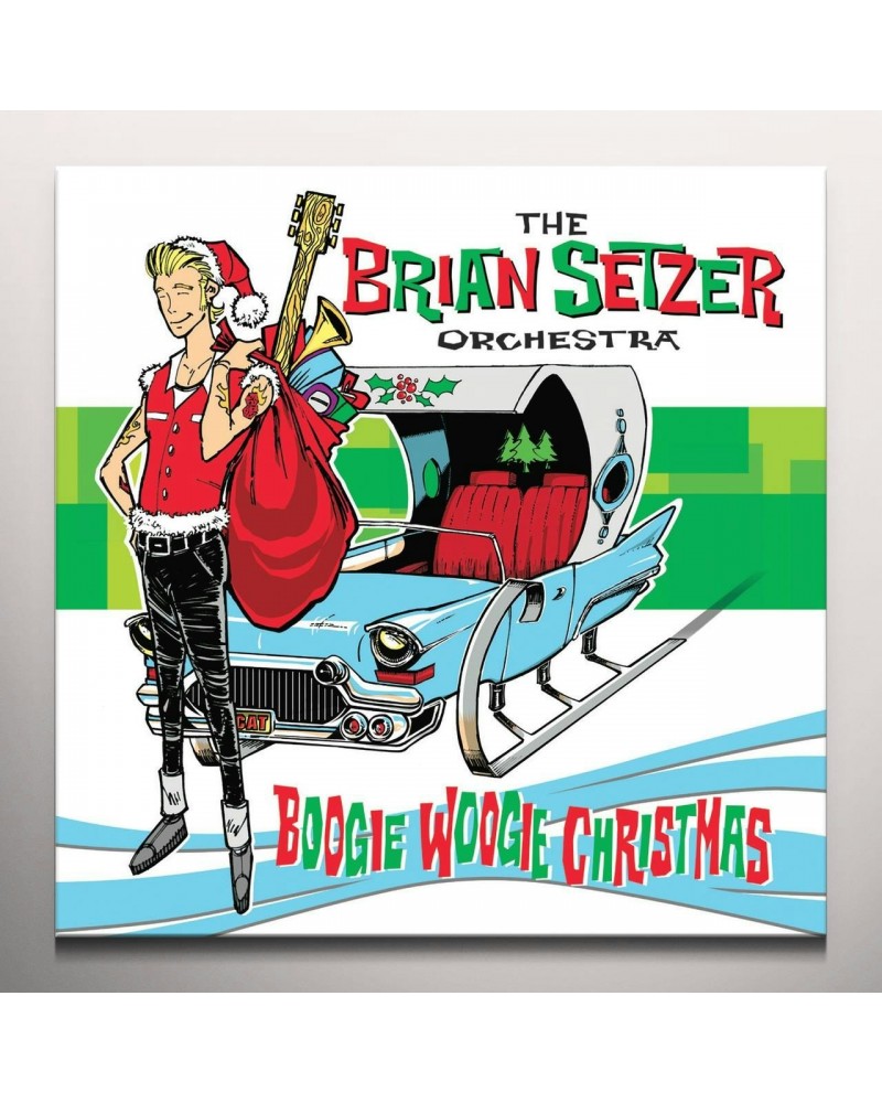 Brian Setzer BOOGIE WOOGIE CHRISTMAS (WHITE VINYL/DL CARD) Vinyl Record $6.41 Vinyl