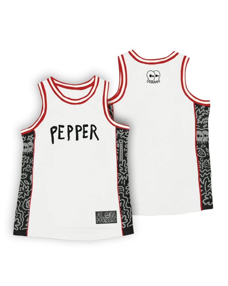 Pepper ALOHA FUCKERS WHITE JERSEY $22.20 Shirts