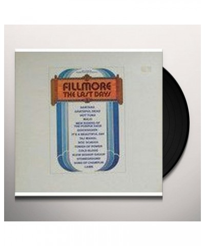 FILLMORE THE LAST DAYS / VARIOUS Vinyl Record $21.87 Vinyl