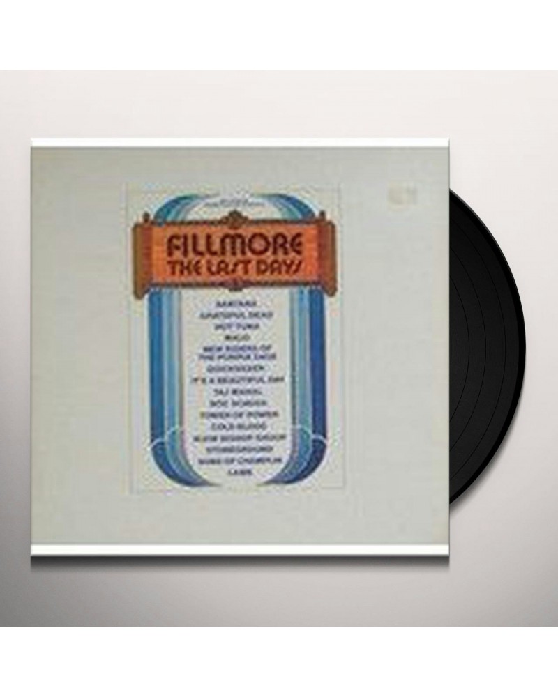 FILLMORE THE LAST DAYS / VARIOUS Vinyl Record $21.87 Vinyl