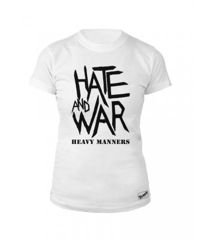 The Clash Wht Hate & War Ladies T-shirt $11.00 Shirts