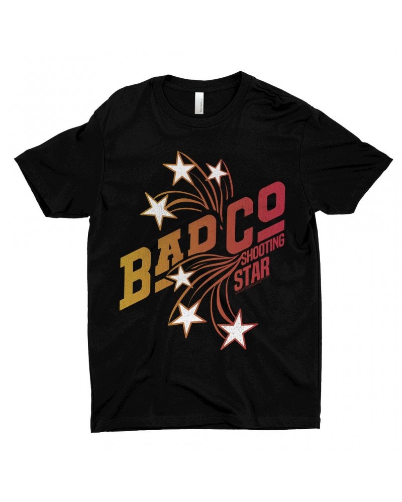 Bad Company T-Shirt | Ombre Shooting Star Distressed Shirt $10.48 Shirts