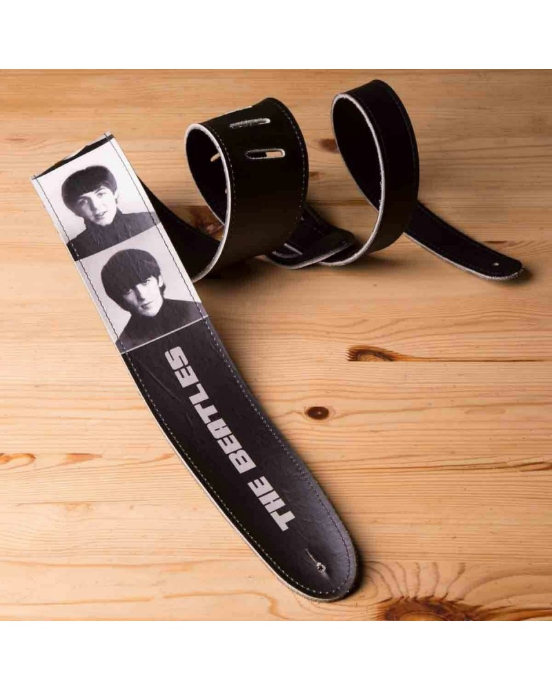 The Beatles Portraits 2.5" Vinyl Guitar Strap $11.55 Vinyl