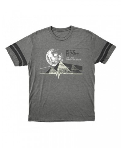 Pink Floyd T-Shirt | Moon Over Pyramids Design Football Shirt $14.83 Shirts