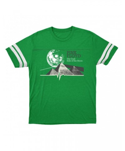 Pink Floyd T-Shirt | Moon Over Pyramids Design Football Shirt $14.83 Shirts