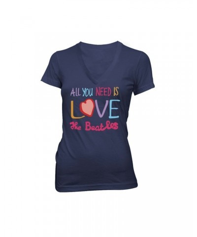 The Beatles All You Need Is Love Women's T-Shirt $13.65 Shirts