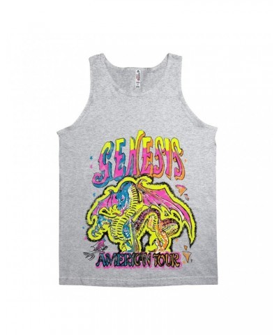 Genesis Unisex Tank Top | Retro American Tour Dragon Shirt $9.23 Shirts