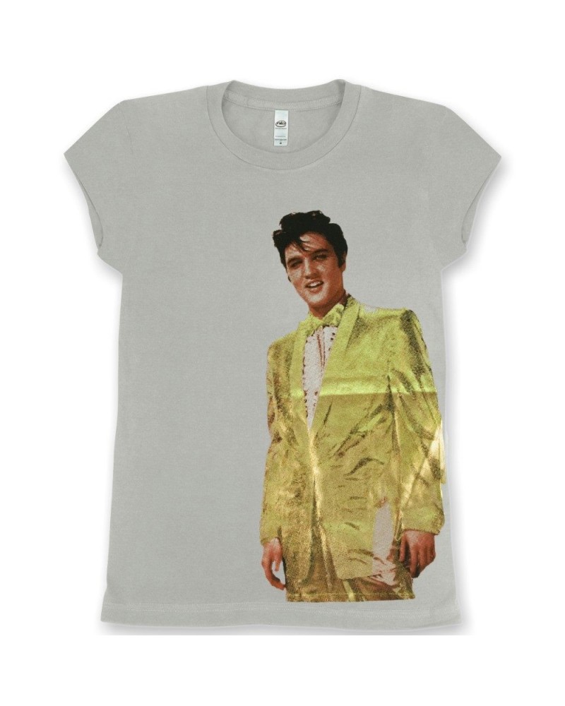 Elvis Presley in Gold Lamé Women's T-Shirt $3.97 Shirts