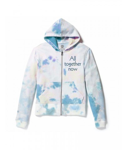 The Beatles All Together Now TieDye Zip Hoodie $32.00 Sweatshirts