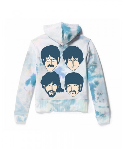 The Beatles All Together Now TieDye Zip Hoodie $32.00 Sweatshirts