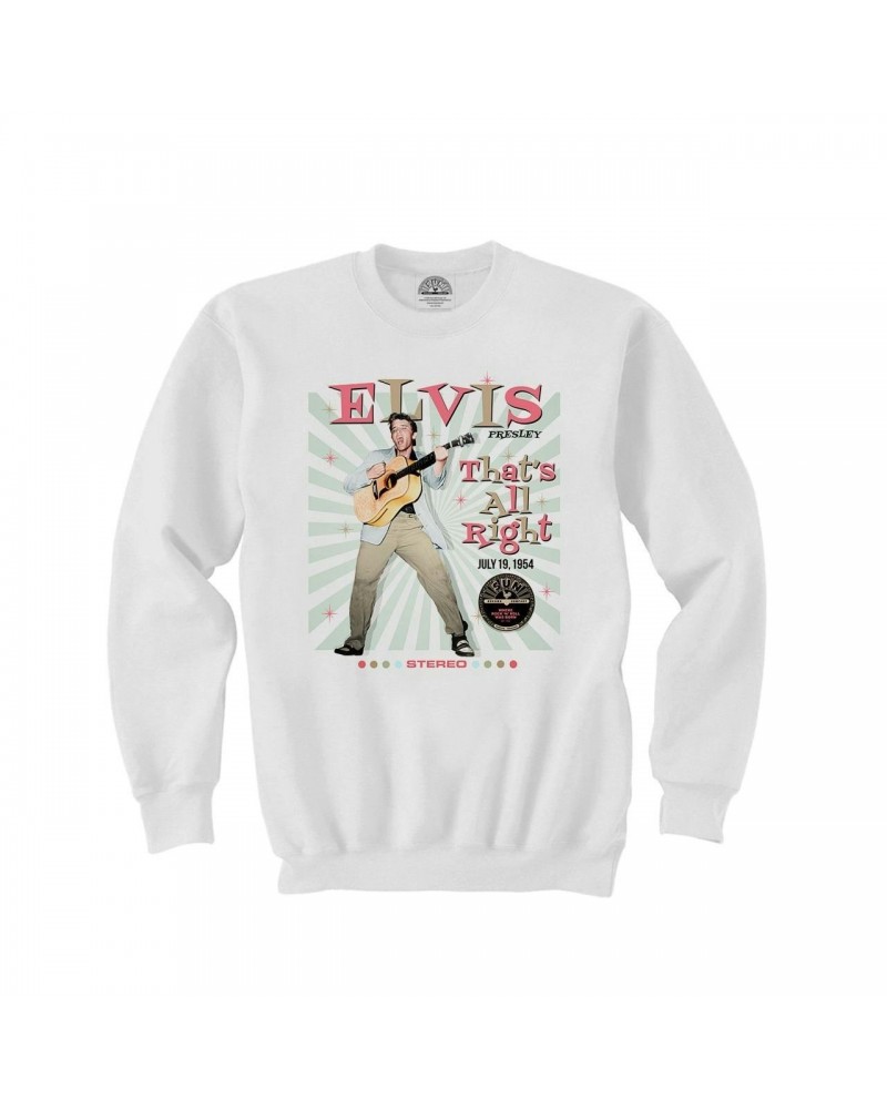 Elvis Presley "That's All Right" Sun Records Sweatshirt $19.00 Sweatshirts