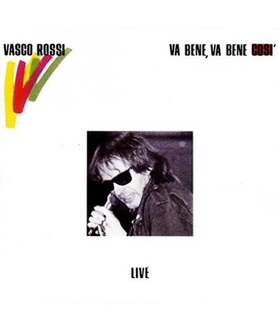 Vasco Rossi VA BENE VA BENE COSI: LIVE Vinyl Record $14.96 Vinyl