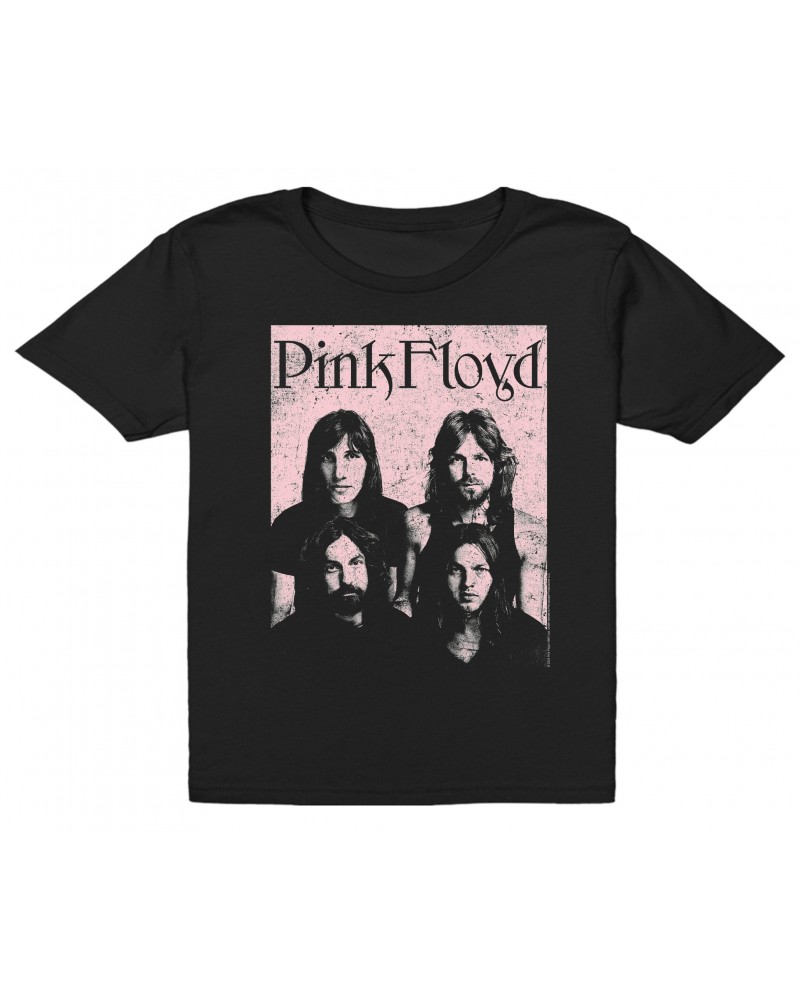 Pink Floyd Kids T-Shirt | Pink Meddle Portrait Distressed Kids T-Shirt $9.73 Kids