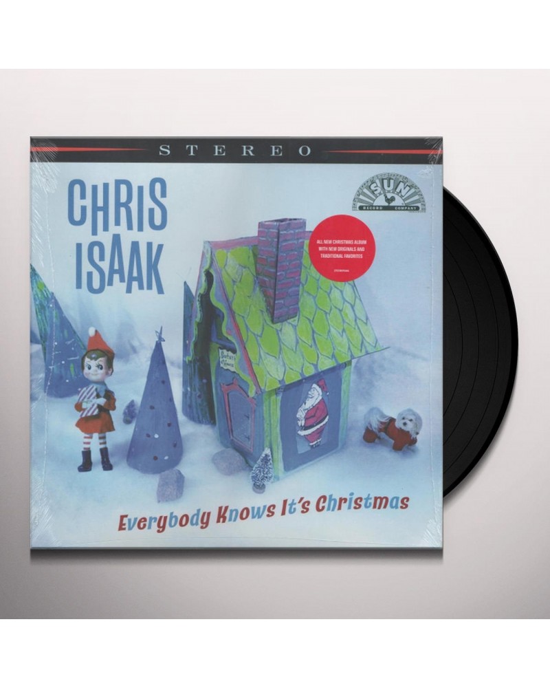 Chris Isaak Everybody Knows It's Christmas Vinyl Record $10.53 Vinyl