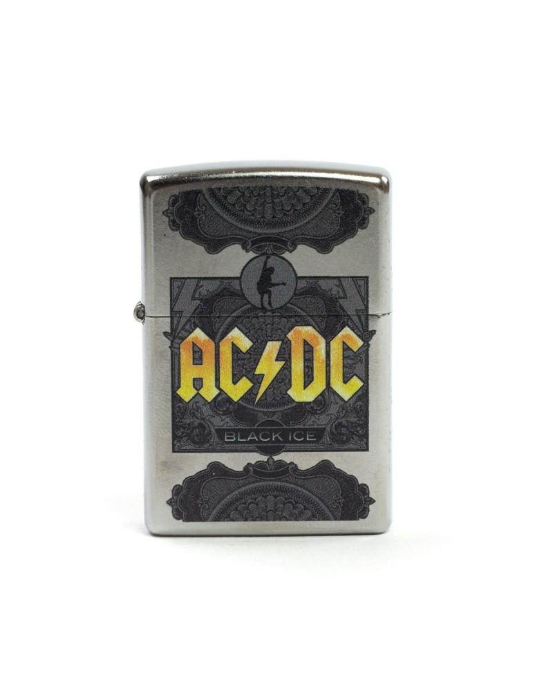 AC/DC Black Ice Yellow Logo Zippo Lighter $11.68 Accessories