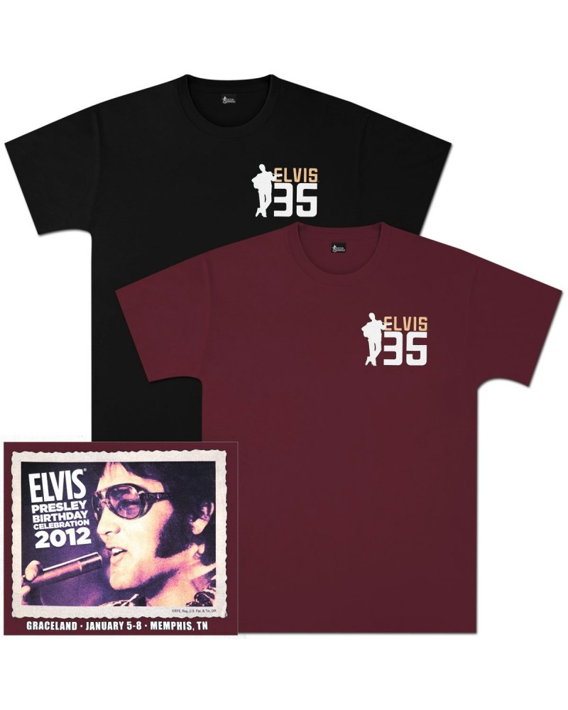 Elvis Presley 2012 Birthday Celebration T-Shirt $2.19 Shirts