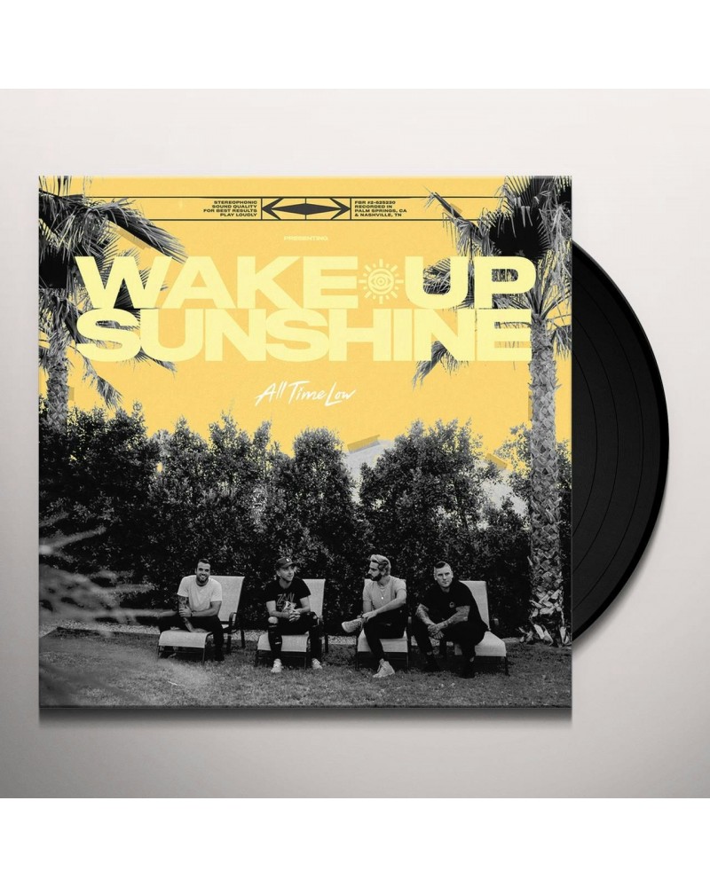 All Time Low Wake Up Sunshine Vinyl Record $12.75 Vinyl