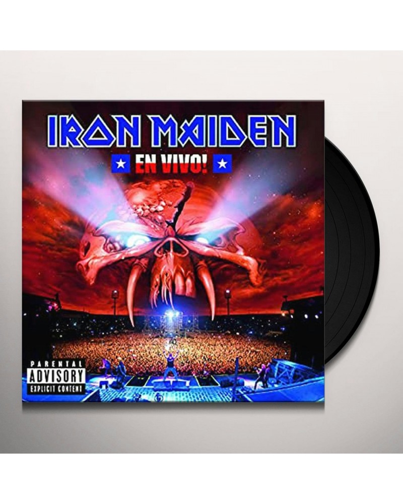 Iron Maiden En Vivo! Vinyl Record $14.94 Vinyl