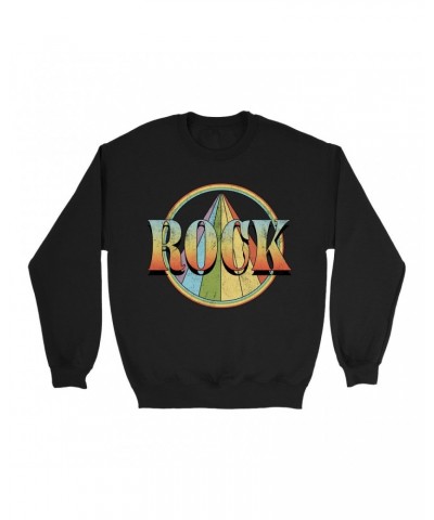 Music Life - Rock Music Life Sweatshirt | Retro Rock Distressed Music Life Sweatshirt $10.24 Sweatshirts