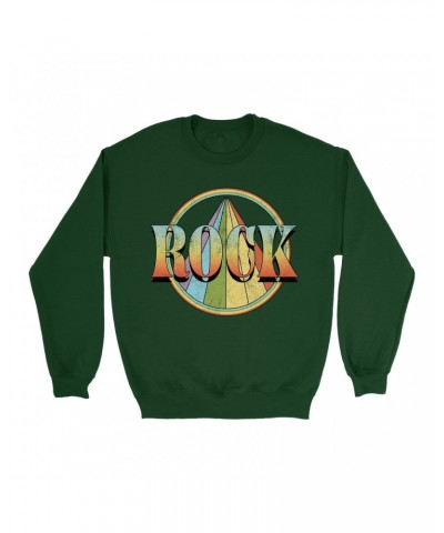 Music Life - Rock Music Life Sweatshirt | Retro Rock Distressed Music Life Sweatshirt $10.24 Sweatshirts