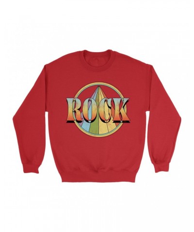 Music Life - Rock Music Life Sweatshirt | Retro Rock Distressed Music Life Sweatshirt $10.24 Sweatshirts