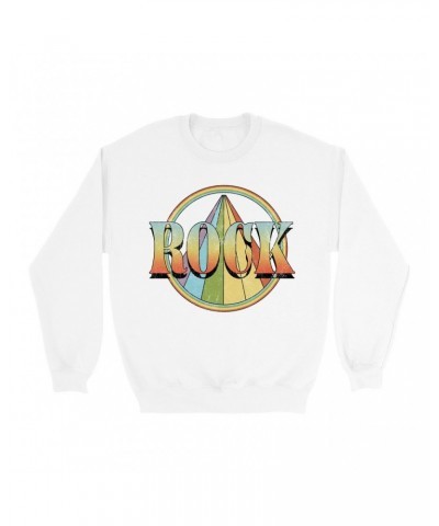 Music Life - Rock Music Life Sweatshirt | Retro Rock Distressed Music Life Sweatshirt $10.24 Sweatshirts