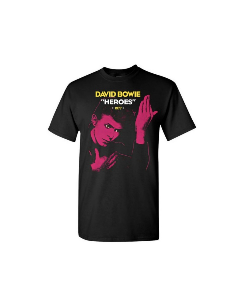 David Bowie Heroes 1977 T-Shirt $13.50 Shirts