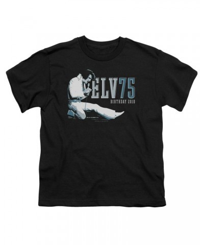 Elvis Presley Youth Tee | ELV 75 LOGO Youth T Shirt $7.20 Kids