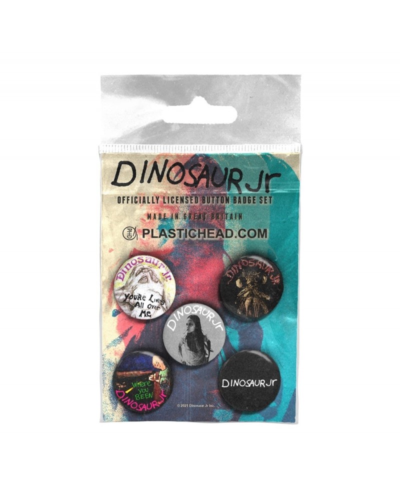 Dinosaur Jr. Badge Pack - Albums 1987-1992 Button Badge Set $9.79 Accessories